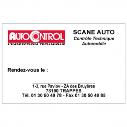 AUTOCONTROL - Carte de...