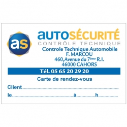 AUTO SÉCURITÉ - Carte de...