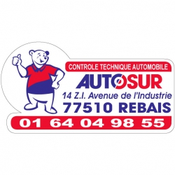 AUTOSUR - Autocollant -...