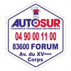 AUTOSUR - Autocollant -...