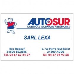 AUTOSUR - Carte de...