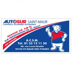 AUTOSUR - Flyer - Modèle A