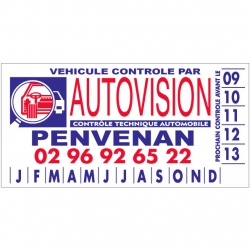 AUTOVISION - Autocollant -...