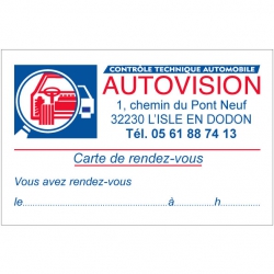 AUTOVISION - Carte de...