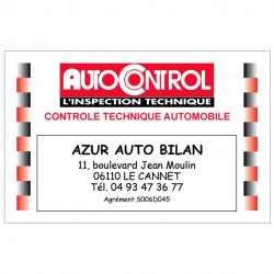 AUTOCONTROL - Carte de...