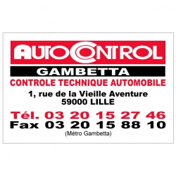 AUTOCONTROL - Carte de...