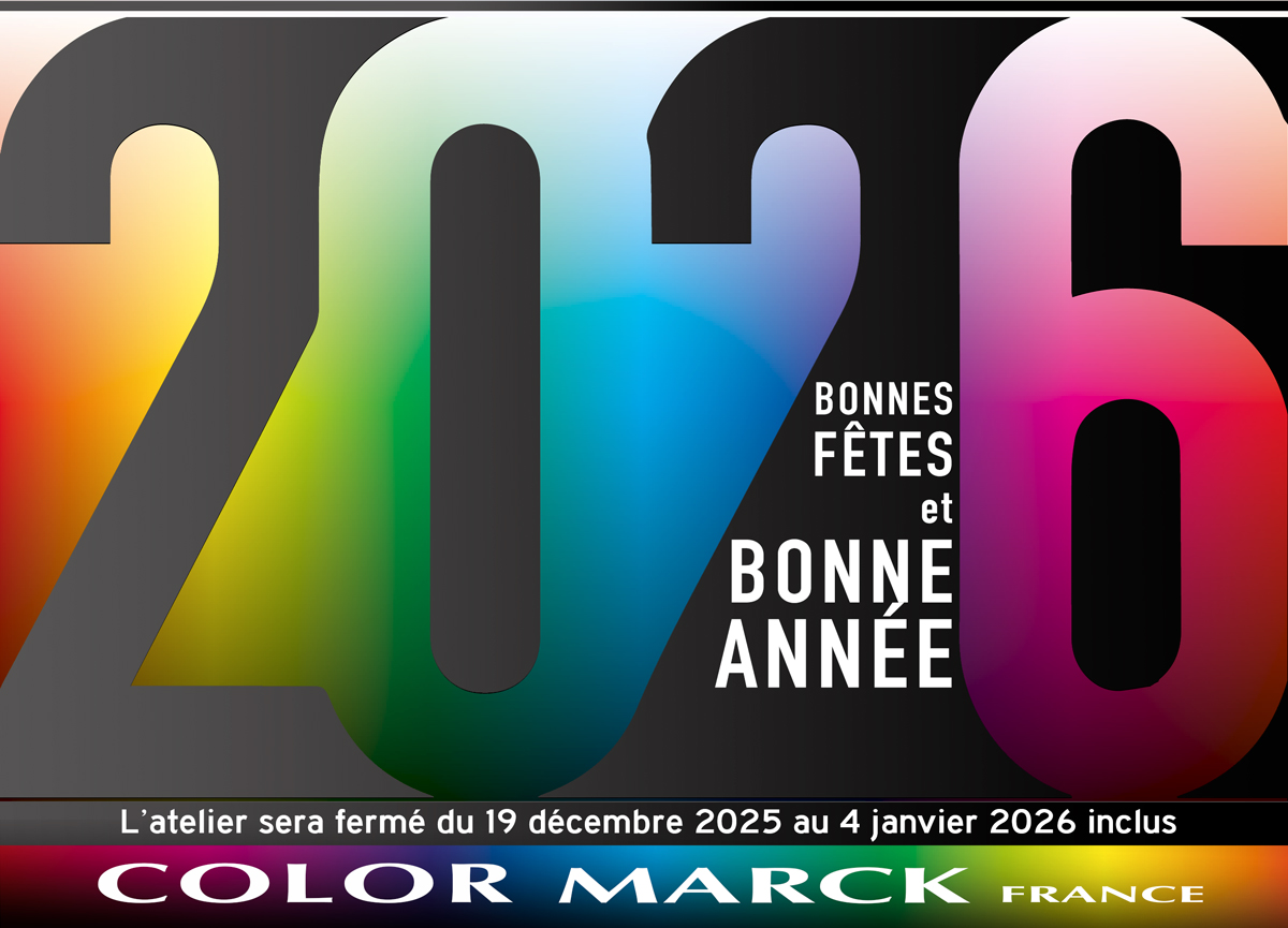 Color Marck France vous souhaite des bonnes fêtes de Noël et une bonne année 2026